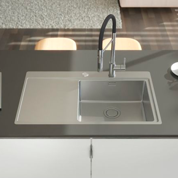 Кухонная мойка Alveus Pure Up 40 79 x 52.5 / Нержавеющая сталь / Серебряный photo 3