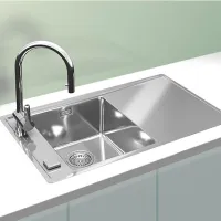Chiuvetă Alveus Stricto 10 79 x 47.2 / Oțel inoxidabil / Silver photo 2