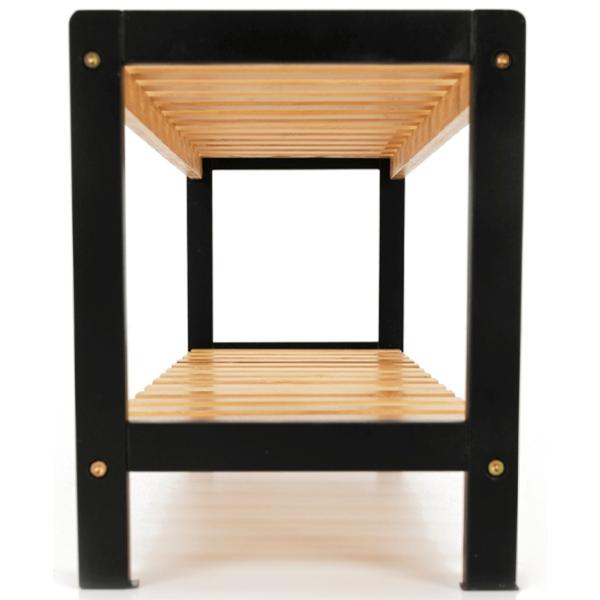 Dulap pentru încălțăminte Mobhaus Kontre 5362335 33.5 x 70 x 26/ Bambus/ Black photo 2 Dulap pentru încălțăminte Mobhaus Kontre 5362335 33.5 x 70 x 26/ Bambus/ Black photo 2