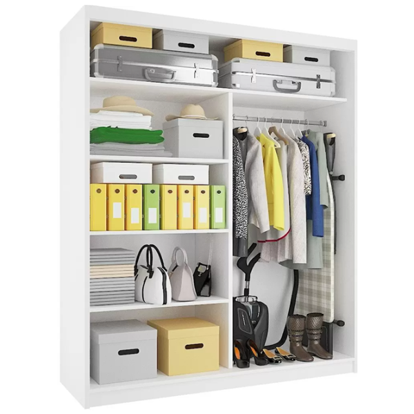 Dulap cupe Belini MZ SZP3/0/B/SR/0/BL 5612807 60 x 218 x 158 / PAL / Black photo 2 Dulap cupe Belini MZ SZP3/0/B/SR/0/BL 5612807 60 x 218 x 158 / PAL / Black photo 2