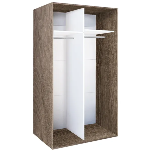 Dulap cupe Braun Modern Top 2 140 x 60 x 210 / PAL / Stejar Sonoma photo 2