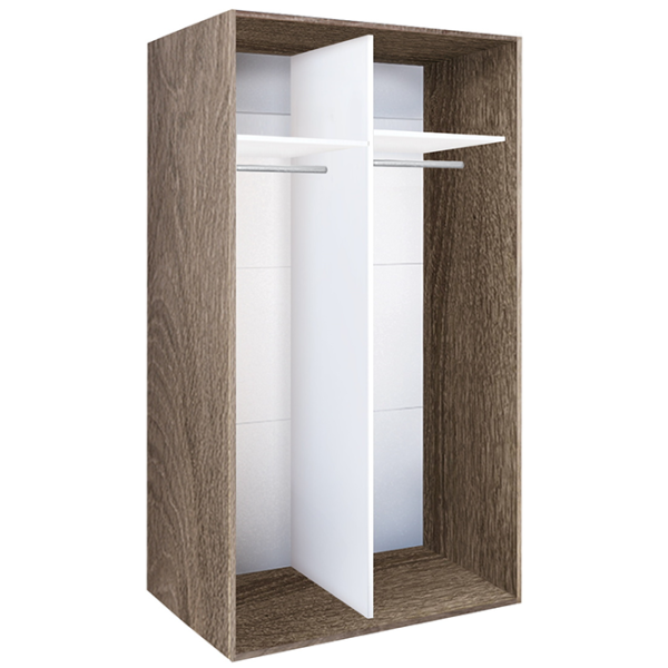 Dulap cupe Braun Modern Top 2 140 x 60 x 210 / PAL / Stejar Sonoma photo 2