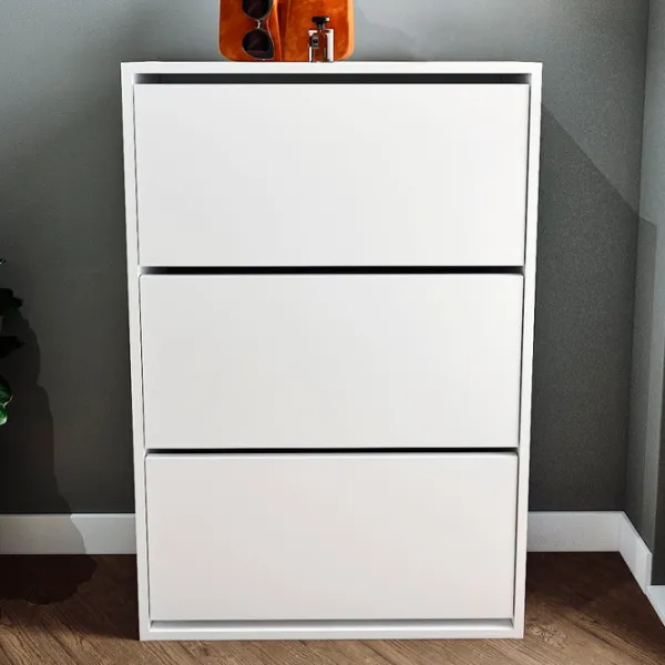 Dulap pentru încălțăminte Fabulous 3D 5639923 110 x 73.6 x 24/ PAL/ White photo 4 Dulap pentru încălțăminte Fabulous 3D 5639923 110 x 73.6 x 24/ PAL/ White photo 4
