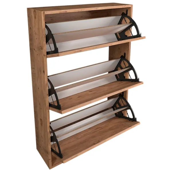 Dulap pentru încălțăminte Fabulous 3D 5639933 110 x 73.6 x 24/ PAL/ Pine photo 2