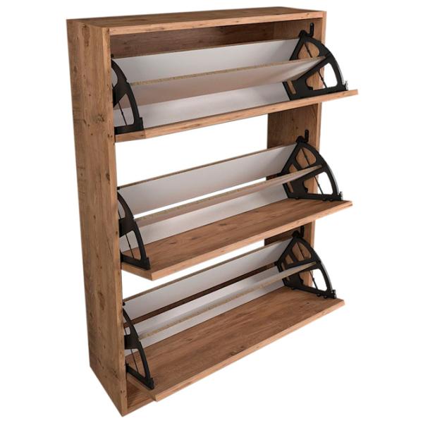 Dulap pentru încălțăminte Fabulous 3D 5639933 110 x 73.6 x 24/ PAL/ Pine photo 2