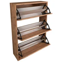 Обувной шкаф Bofigo 3D 5639933 110 x 73.6 x 24см /Сосна /Сосна photo 2