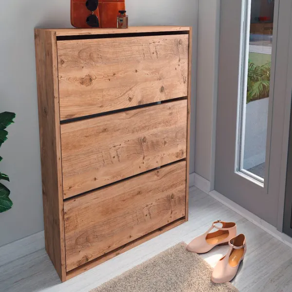 Dulap pentru încălțăminte Fabulous 3D 5639933 110 x 73.6 x 24/ PAL/ Pine photo 5