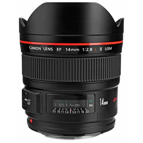 Объектив Canon EF 14mm f/ 2.8L II USM Черный photo 2