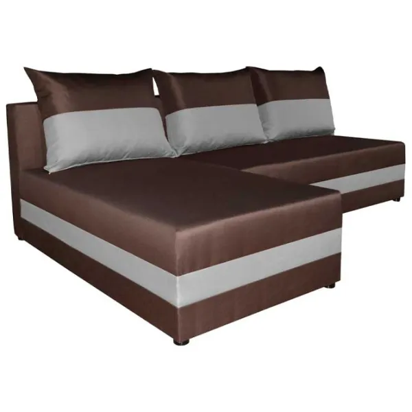 Canapea Space Meble Hewlet Sawana (5666958) Pânză de iută/ Dark Brown photo 4 Canapea Space Meble Hewlet Sawana (5666958) Pânză de iută/ Dark Brown photo 4