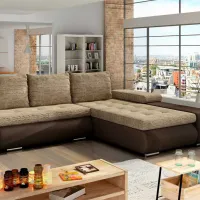 Угловой диван Eltap Ontario Berlin (5540213) Искусственная кожа/ Бежевый photo 2