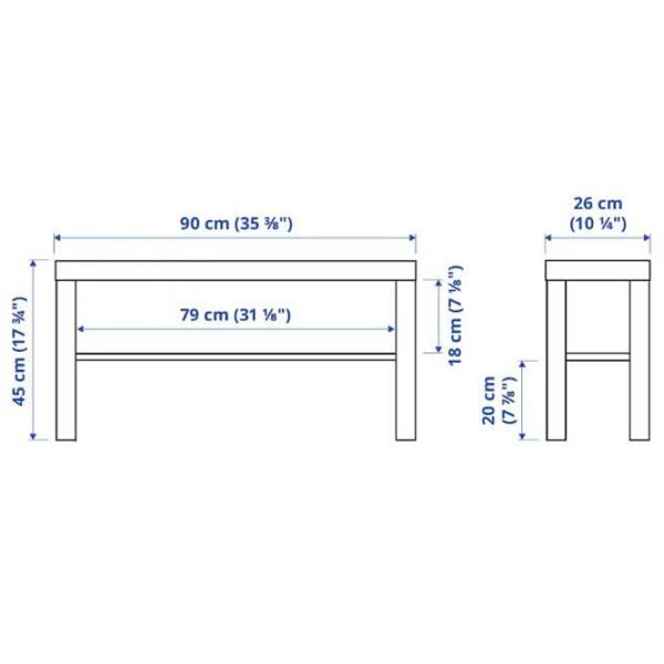 Comodă TV Ikea Lack 45 x 90 x 40/ LPAL photo 3