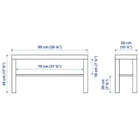 Тумба под телевизор Ikea Lack 45см x 90см x 40см/ ЛДСП photo 3