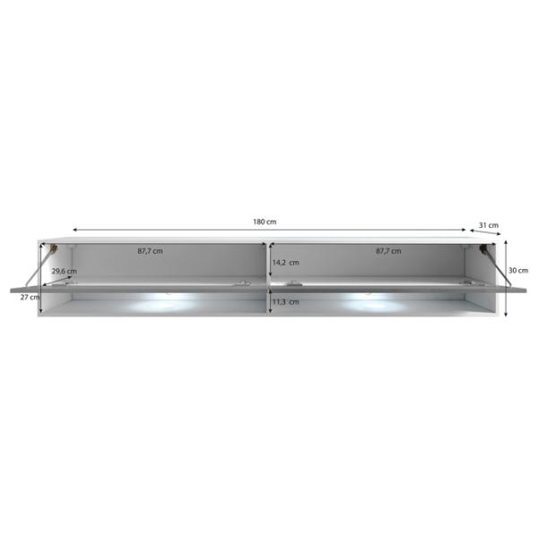 Comodă TV Bratex Lowboard A 180 30 x 180 x 31/ LPAL photo 2