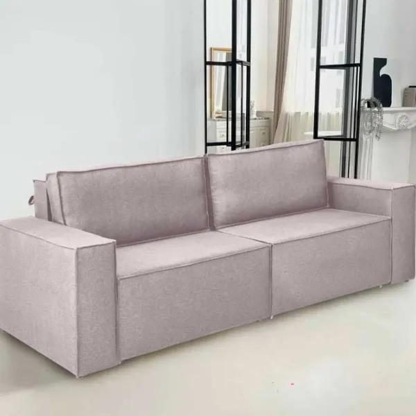Canapea Modern Kvadro (5682424) Microfibră/ Light Gray photo 2