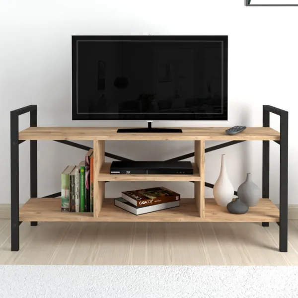 Тумба под телевизор Fabulous 60597 61см x 120см x 35см/ ДСП photo 2 Тумба под телевизор Fabulous 60597 61см x 120см x 35см/ ДСП photo 2