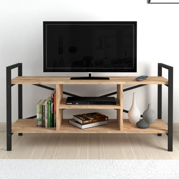 Тумба под телевизор Fabulous 60597 61см x 120см x 35см/ ДСП photo 2 Тумба под телевизор Fabulous 60597 61см x 120см x 35см/ ДСП photo 2