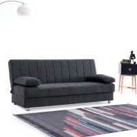 Canapea Fabulous Economix 58-002 (5641643) Stofă/ Dark Gray photo 2