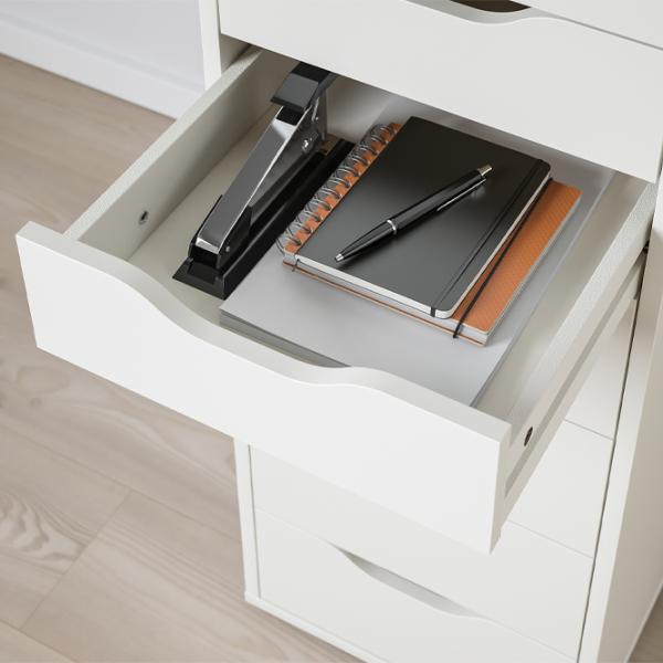 Comodă Ikea Alex 116 x 36 x 48/ MDF/ Alb photo 3