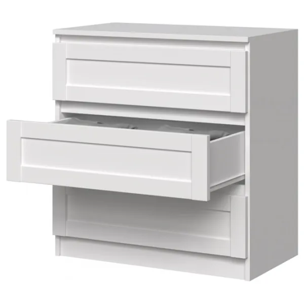 Комод TopEshop Malwa Ramka M3 75см x 70см x 40см/ МДФ/ Белый photo 2 Комод TopEshop Malwa Ramka M3 75см x 70см x 40см/ МДФ/ Белый photo 2