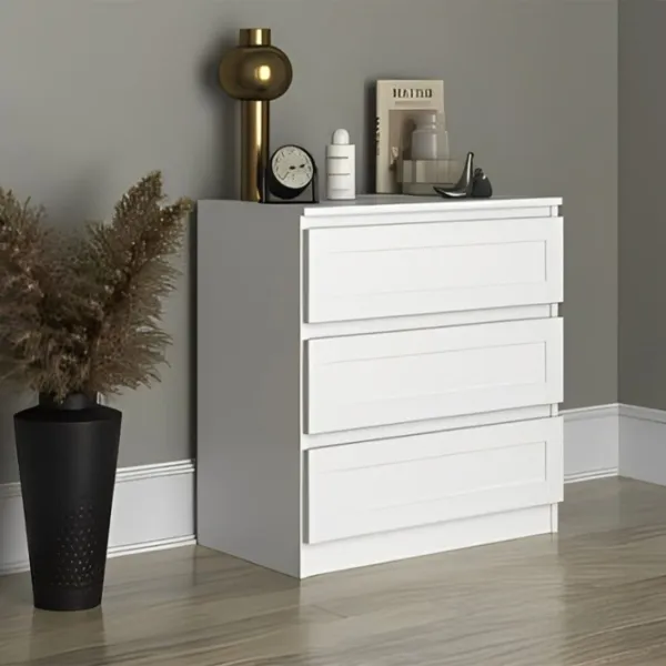 Комод TopEshop Malwa Ramka M3 75см x 70см x 40см/ МДФ/ Белый photo 3 Комод TopEshop Malwa Ramka M3 75см x 70см x 40см/ МДФ/ Белый photo 3