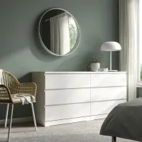 Comodă Ikea Malm 78 x 160 x 48/ PAL/ Alb photo 2