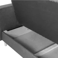 Canapea Modern Martin Kanna 95 (5552402) Velur/ Gray photo 4