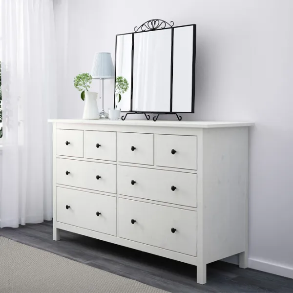 Комод Ikea Hemnes 96см x 160см x 50см/ МДФ/ Белый photo 2