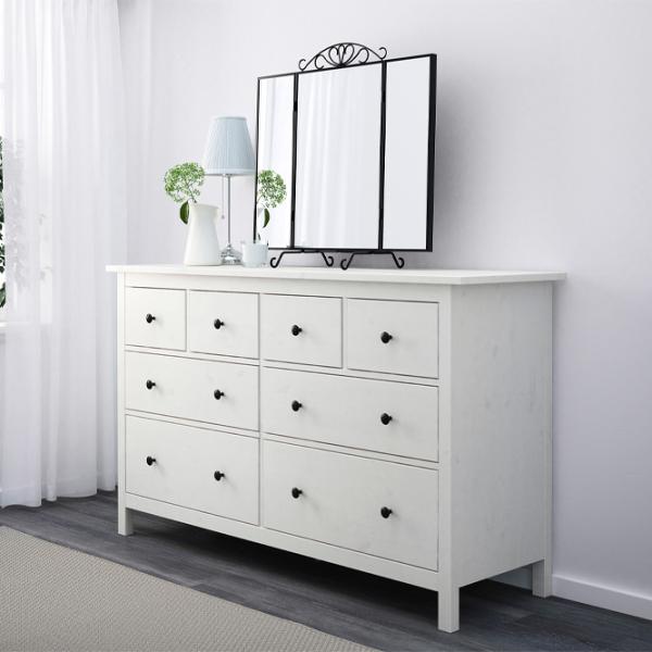 Комод Ikea Hemnes 96см x 160см x 50см/ МДФ/ Белый photo 2