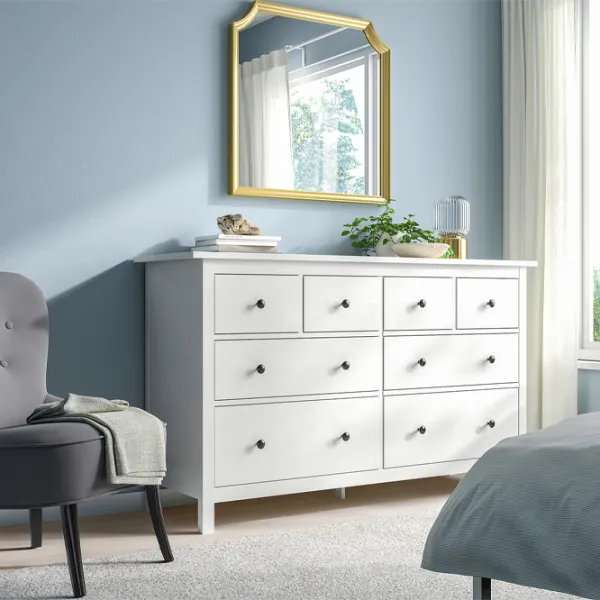 Комод Ikea Hemnes 96см x 160см x 50см/ МДФ/ Белый photo 3