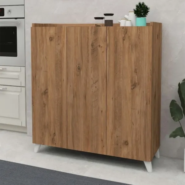 Комод Fabulous Multifunctional Cabinet 103.5см x 90см x 30см/ ДСП/ Коричневый photo 2