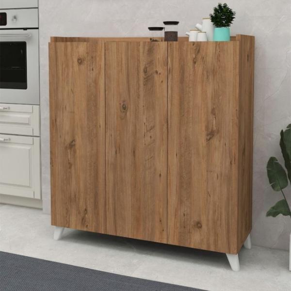 Комод Fabulous Multifunctional Cabinet 103.5см x 90см x 30см/ ДСП/ Коричневый photo 2