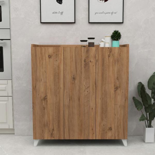 Комод Fabulous Multifunctional Cabinet 103.5см x 90см x 30см/ ДСП/ Коричневый photo 3