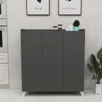 Comodă Bofigo Multifunctional Cabinet 103.5 x 90 x 30 / PAL / Antracit photo 3
