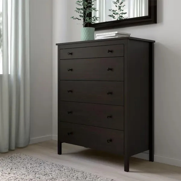 Comodă Ikea Koppang 114 x 90 x 44/ MDF/ Black photo 2