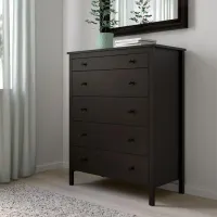Комод Ikea Koppang 114см x 90см x 44см/ МДФ/ Черный photo 2