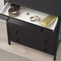 Комод Ikea Koppang 114см x 90см x 44см/ МДФ/ Черный photo 3