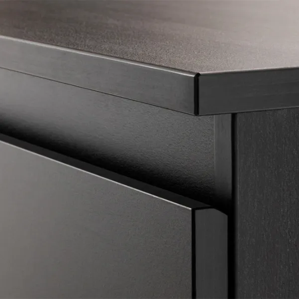 Comodă Ikea Kullen 112 x 70 x 40/ MDF/ Negru-maro photo 4