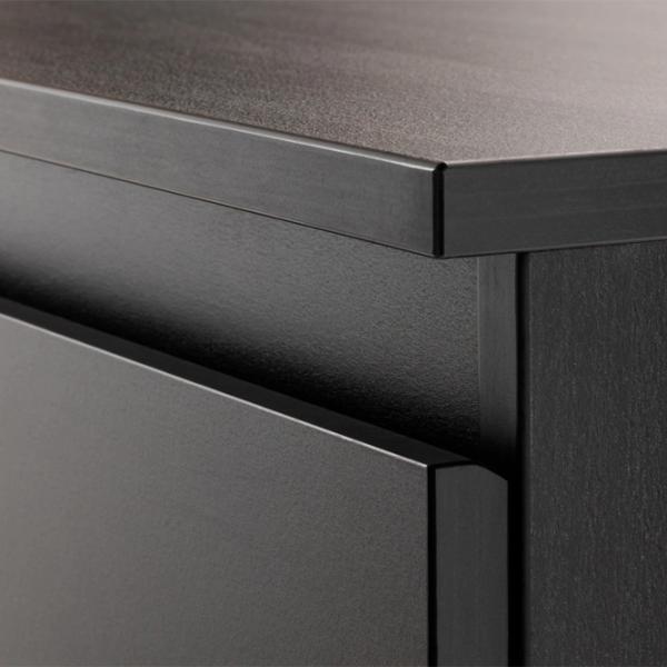 Comodă Ikea Kullen 112 x 70 x 40/ MDF/ Negru-maro photo 4
