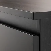 Comodă Ikea Kullen 112 x 70 x 40/ MDF/ Negru-maro photo 4