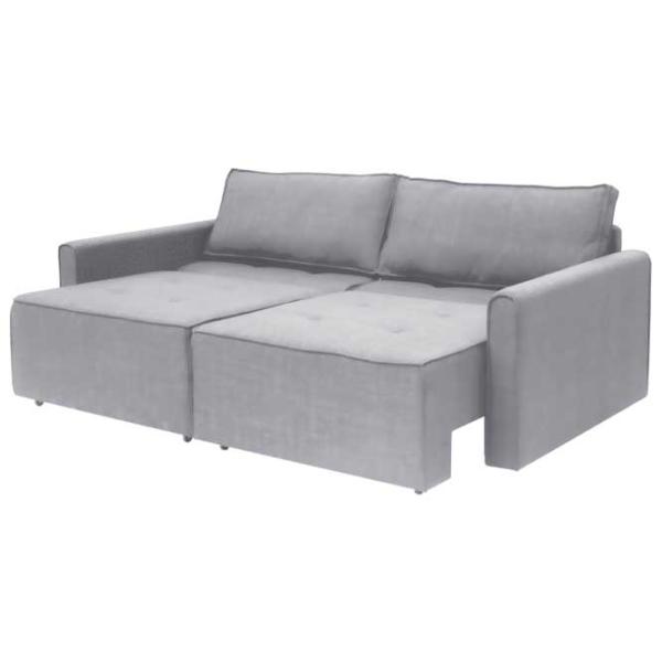 Canapea Fabulous Benisa A09 (5700753) Catifea/ Light Gray photo 2