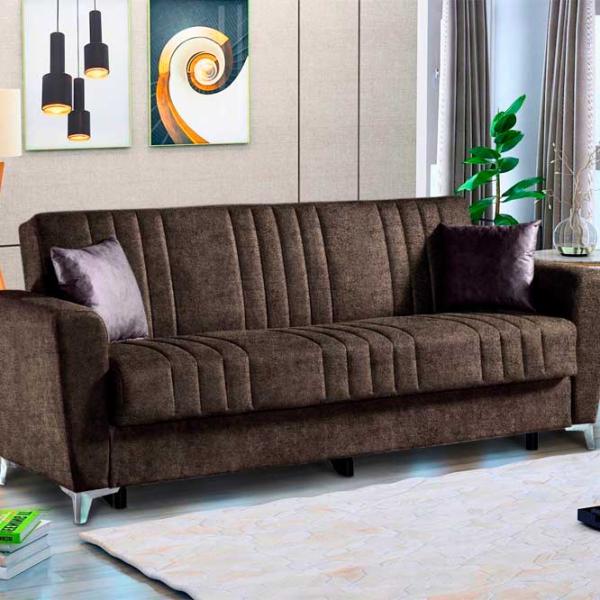 Canapea Fabulous Ekol (5641656) Stofă/ Dark Brown photo 2