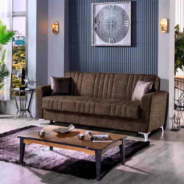 Canapea Fabulous Ekol (5641656) Stofă/ Dark Brown photo 3