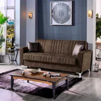 Canapea Fabulous Ekol (5641656) Stofă/ Dark Brown photo 3
