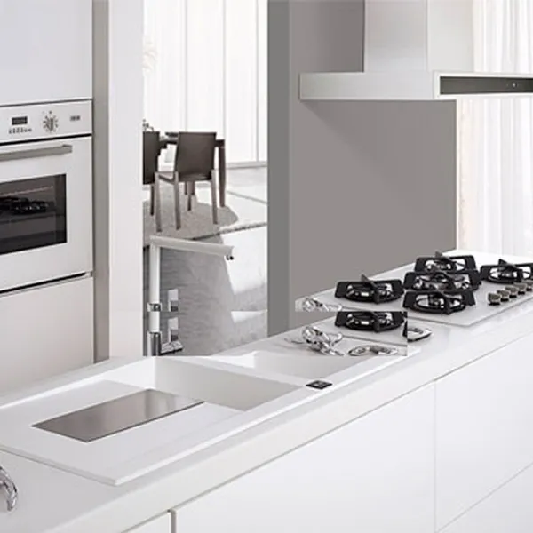 Кухонная мойка Elleci Sirex 400 86 x 51.5 / Искусственный камень / Белый photo 3