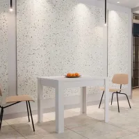 Masă de bucătărie Haaus Zeta PAL/ White photo 2