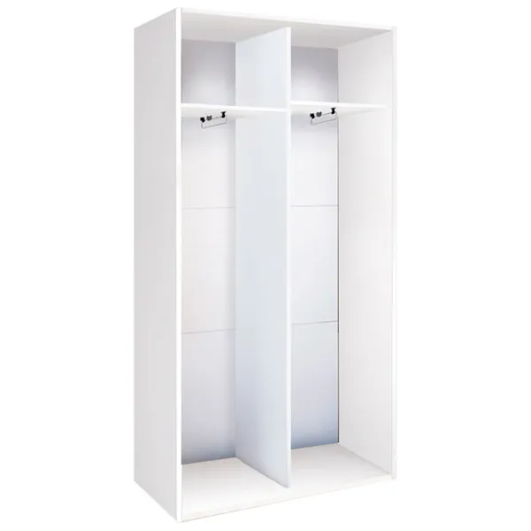 Шкаф Купе Modern Braun Top 2 160 x 45см x 210 / ДСП / Белый photo 2