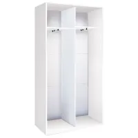 Шкаф Купе Modern Braun Top 2 160 x 45см x 210 / ДСП / Белый photo 2