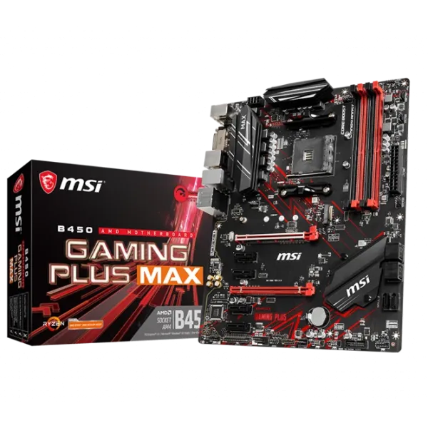 Материнская плата MSI B450 GAMING PLUS MAX ATX/ AMD B450 photo 5 Материнская плата MSI B450 GAMING PLUS MAX ATX/ AMD B450 photo 5