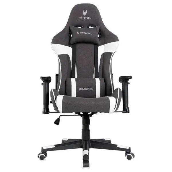 Игровое кресло Oversteel Ultimet Ткань/ Черный Белый photo 2