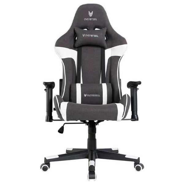 Игровое кресло Oversteel Ultimet Ткань/ Черный Белый photo 2